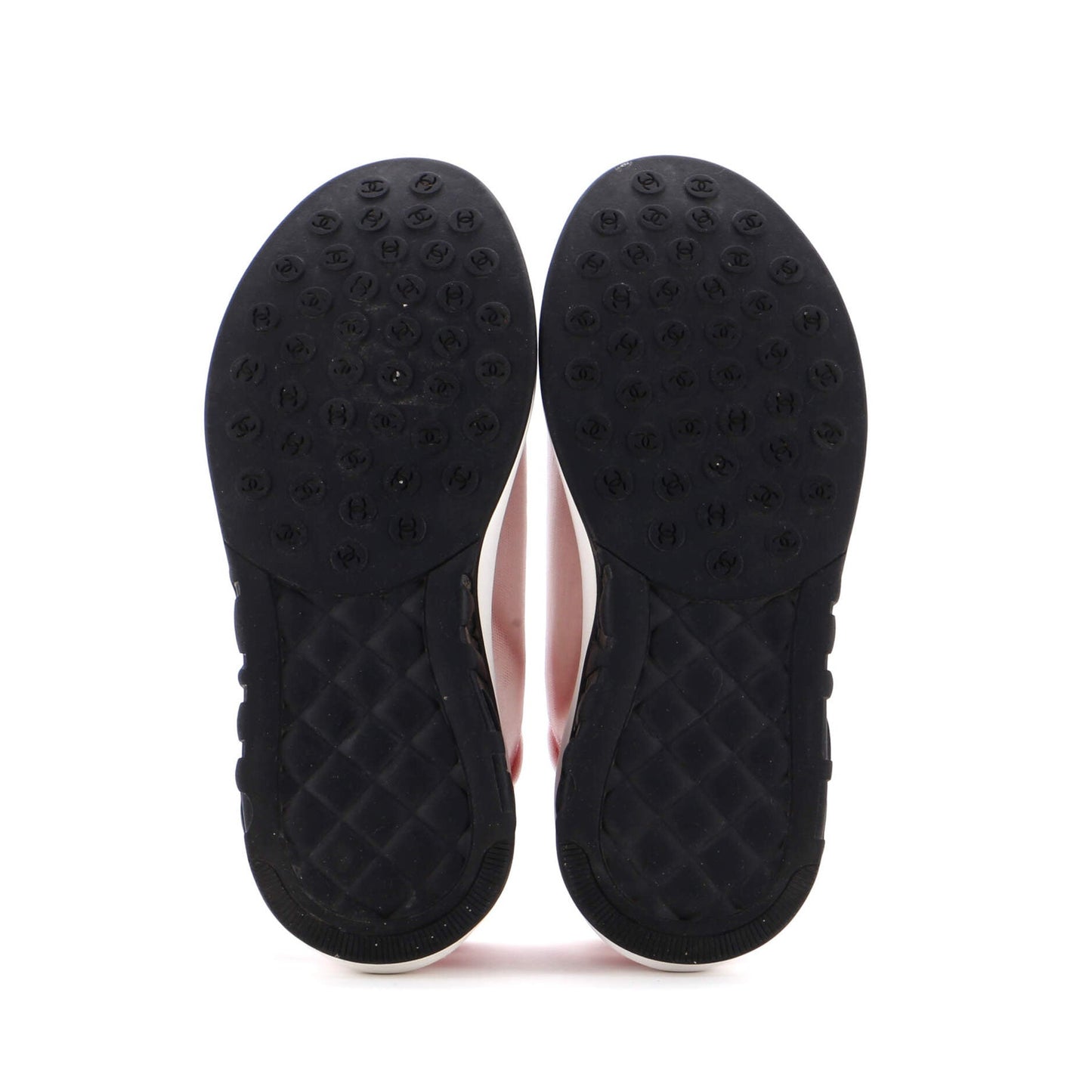 Chanel Women'S Cc Low-Top Sneakers Mesh Lycra