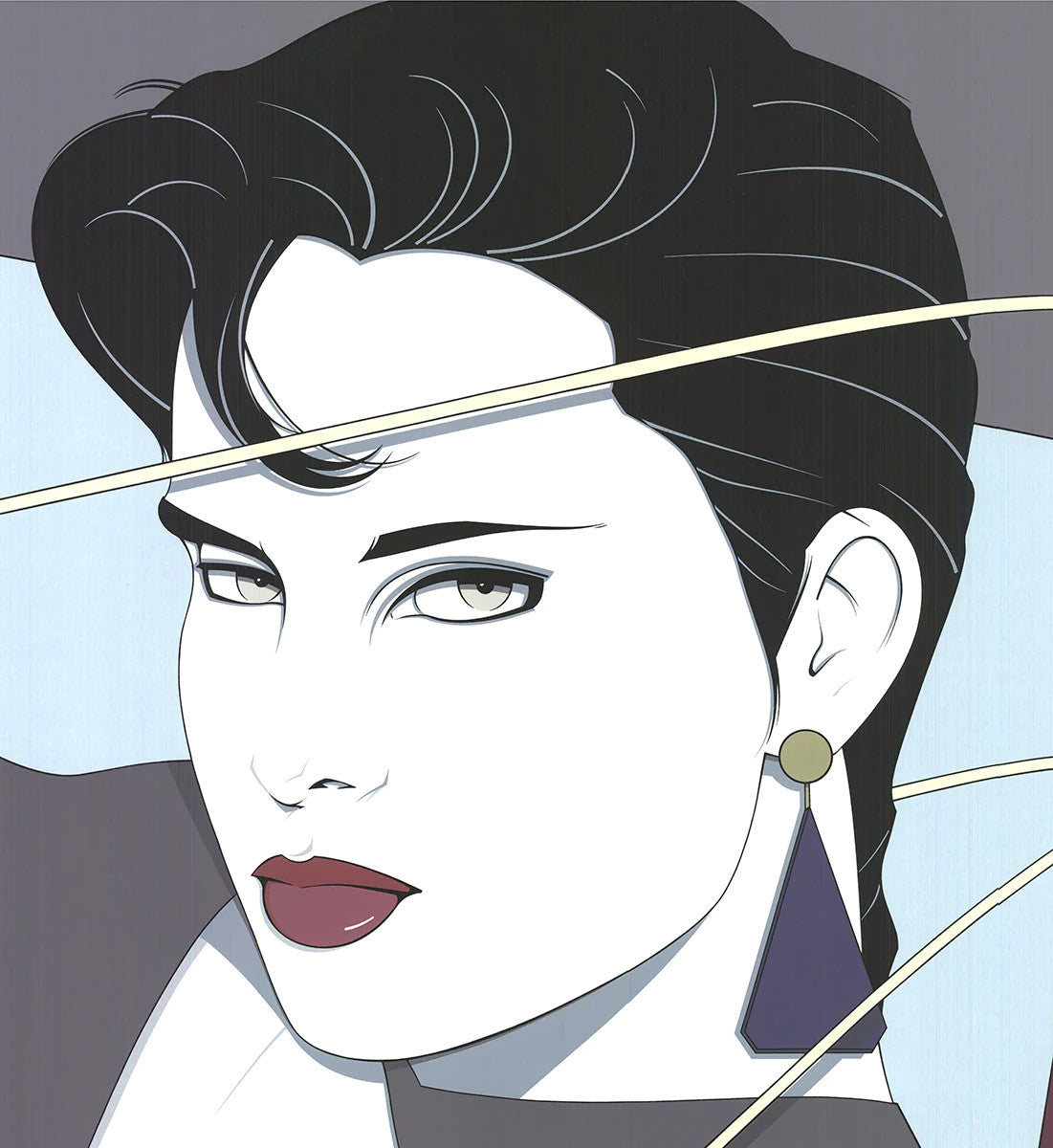 Patrick Nagel Commemorative #11 " Serigraph Contemporary