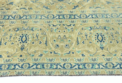 10X13 Ft Antique Stone-Washed Oriental Rug Floral