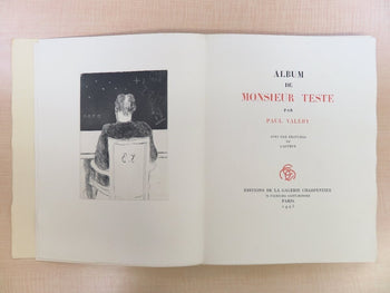 Paul Valry Album De Monsieur Teste, 1945,