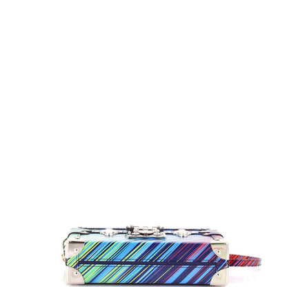 Louis Vuitton Petite Malle Handbag Limited Edition Printed Epi Leather