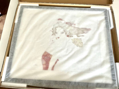 Signed Giclee Tina Ribbon Framed With COA Amano ED Box 37/ 500 Yoshitaka