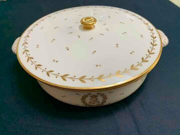 Tableware Sevres Porcelain Casserole Tureen Antique French Dinnerware Fine China
