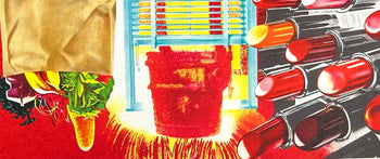 James Rosenquist Lithograph ( Coa Signed In Pen) Numbered In Pencil