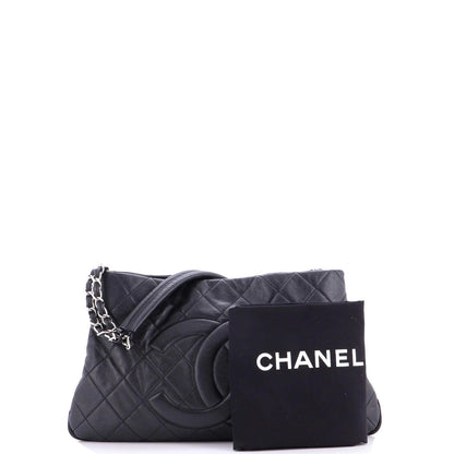 Chanel Timeless Cc Expandable Tote Quilted Caviar Medium