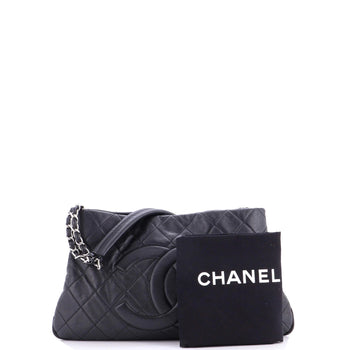 Chanel Timeless Cc Expandable Tote Quilted Caviar Medium