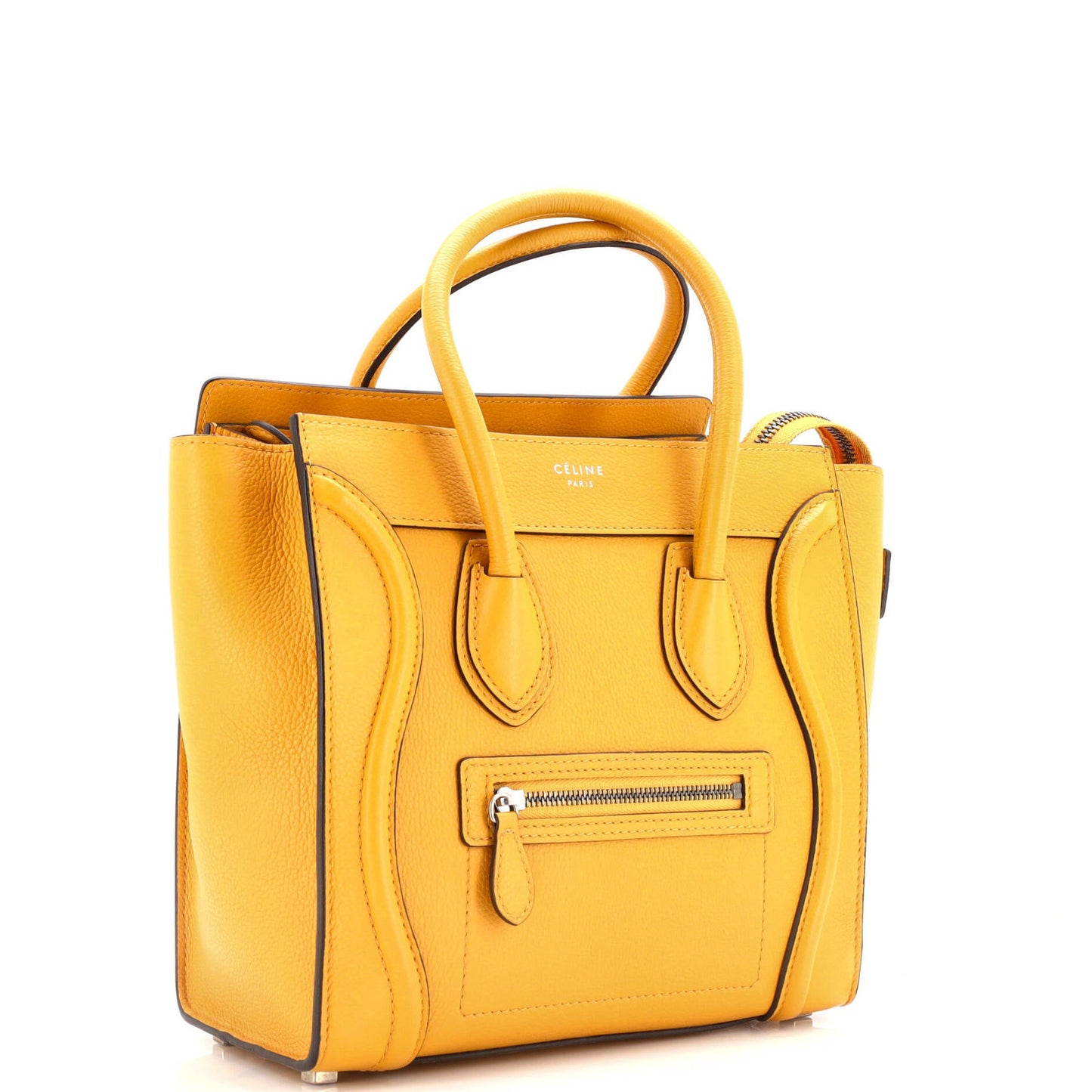 Celine Luggage Bag Grainy Leather Micro