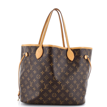 Louis Vuitton Neverfull Nm Tote Monogram Canvas Mm