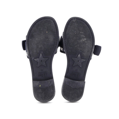 Christian Dior Women'S Dio(R)Evolution Slide Sandals Oblique Fabric