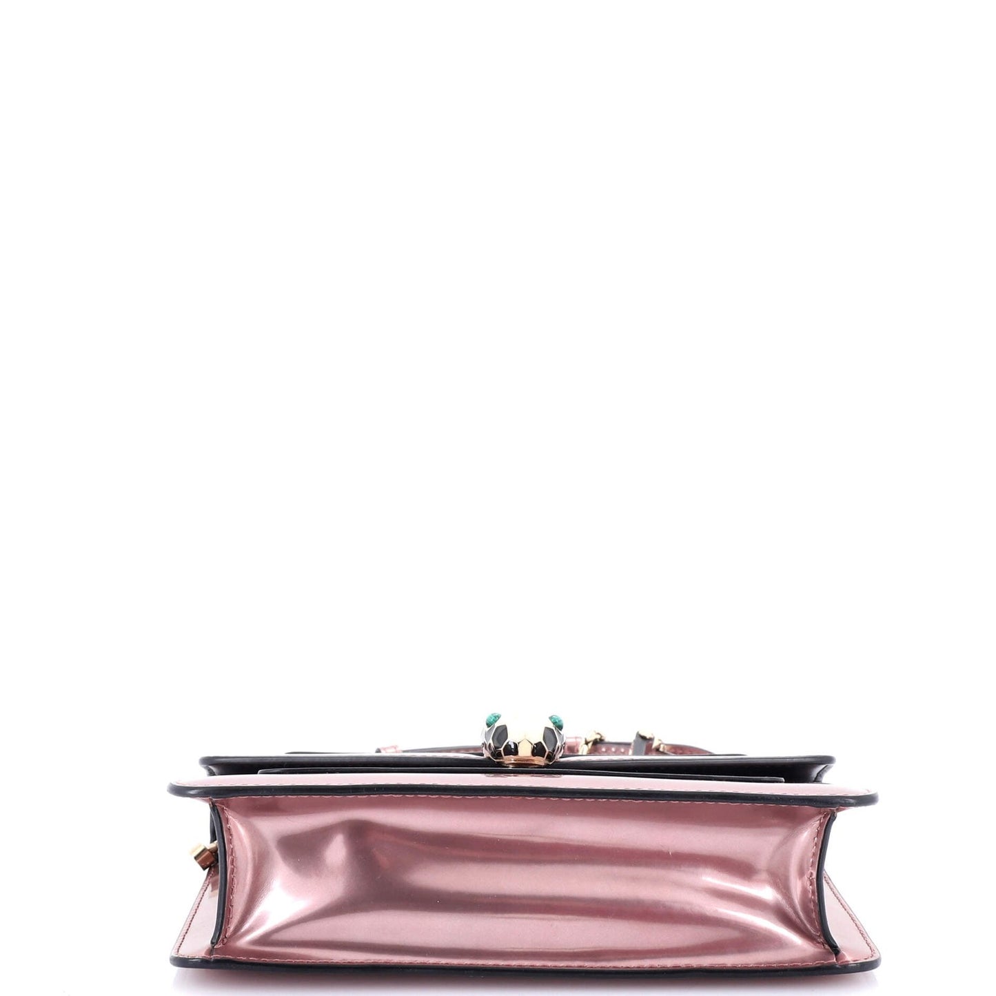 Bvlgari Serpenti Forever Shoulder Bag Metallic Leather Small