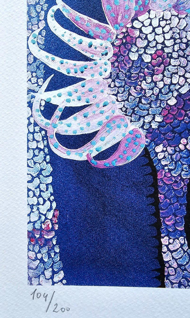 Yayoi Kusama Lithograph Coa