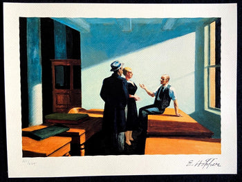 Edward Hopper Lithograph (Norman Rockwell Paul