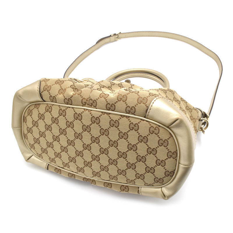 Gucci Sookie bag GG canvas gold