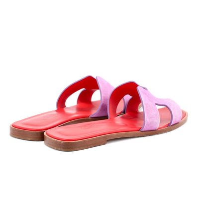 Hermes Women'S Oran Sandals Suede