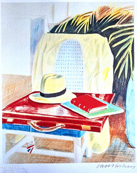 David Hockney Lithograph From A Painting 