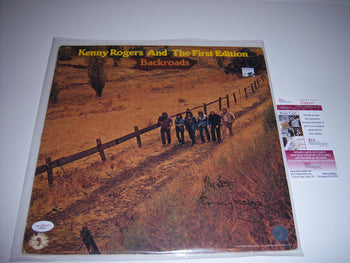 Kenny Rogers Backroads Deceased Jsa/Coa Signed Lp