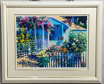 Julian Askins Original Lithograph Art Print Signed Framed 