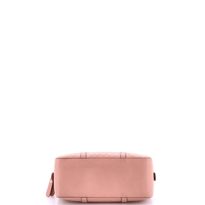 Gucci Convertible Top Handle Crossbody Bag Microguccissima Leather Medium