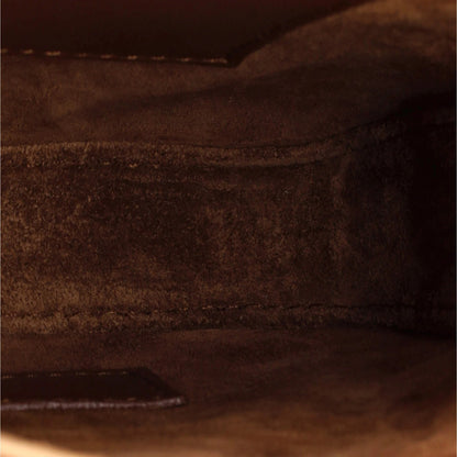 Saint Laurent Le 5 A 7 Vertical Shoulder Bag Leather Mini