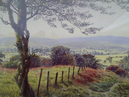 Keith Melling Signed Prints Summer Hillside & Toward Home Landscape Art