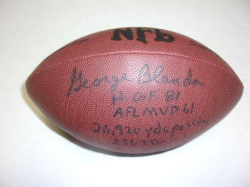 George Blanda Oakland Raiders Hof 81,Afl Mvp 61
