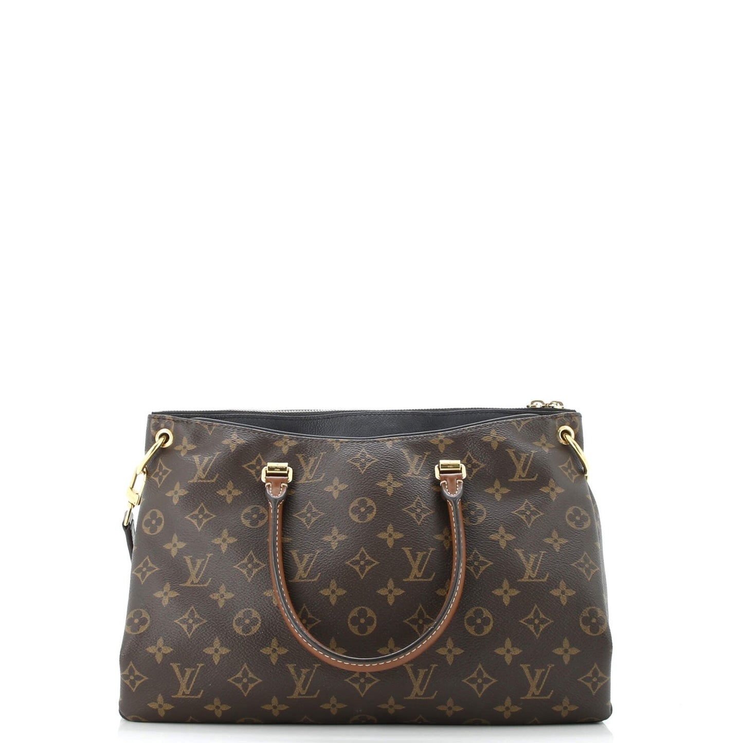 Louis Vuitton Pallas Tote Monogram Canvas With Leather