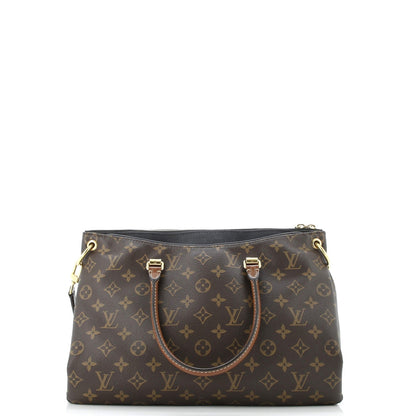 Louis Vuitton Pallas Tote Monogram Canvas With Leather