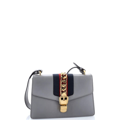 Gucci Sylvie Shoulder Bag Leather Small
