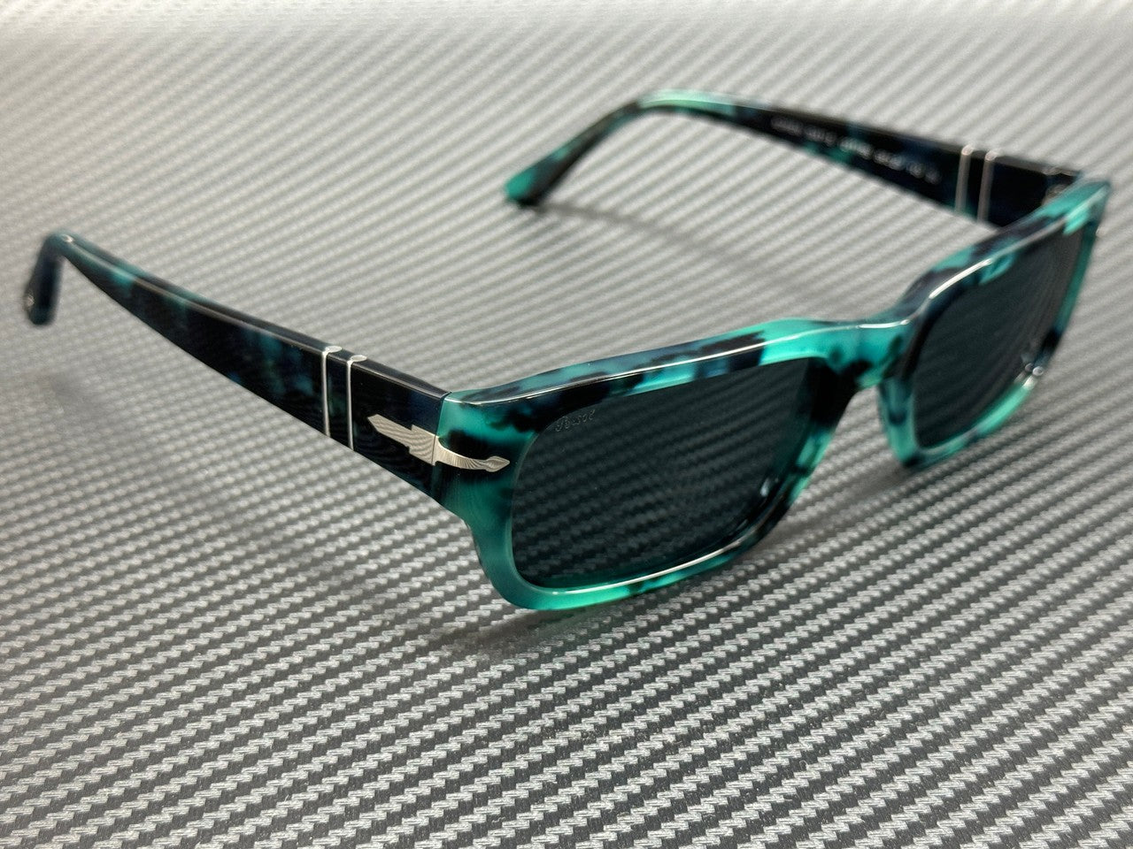 PERSOL PO3347S 1211R5 Havana Blue Unisex 58 mm Sunglasses