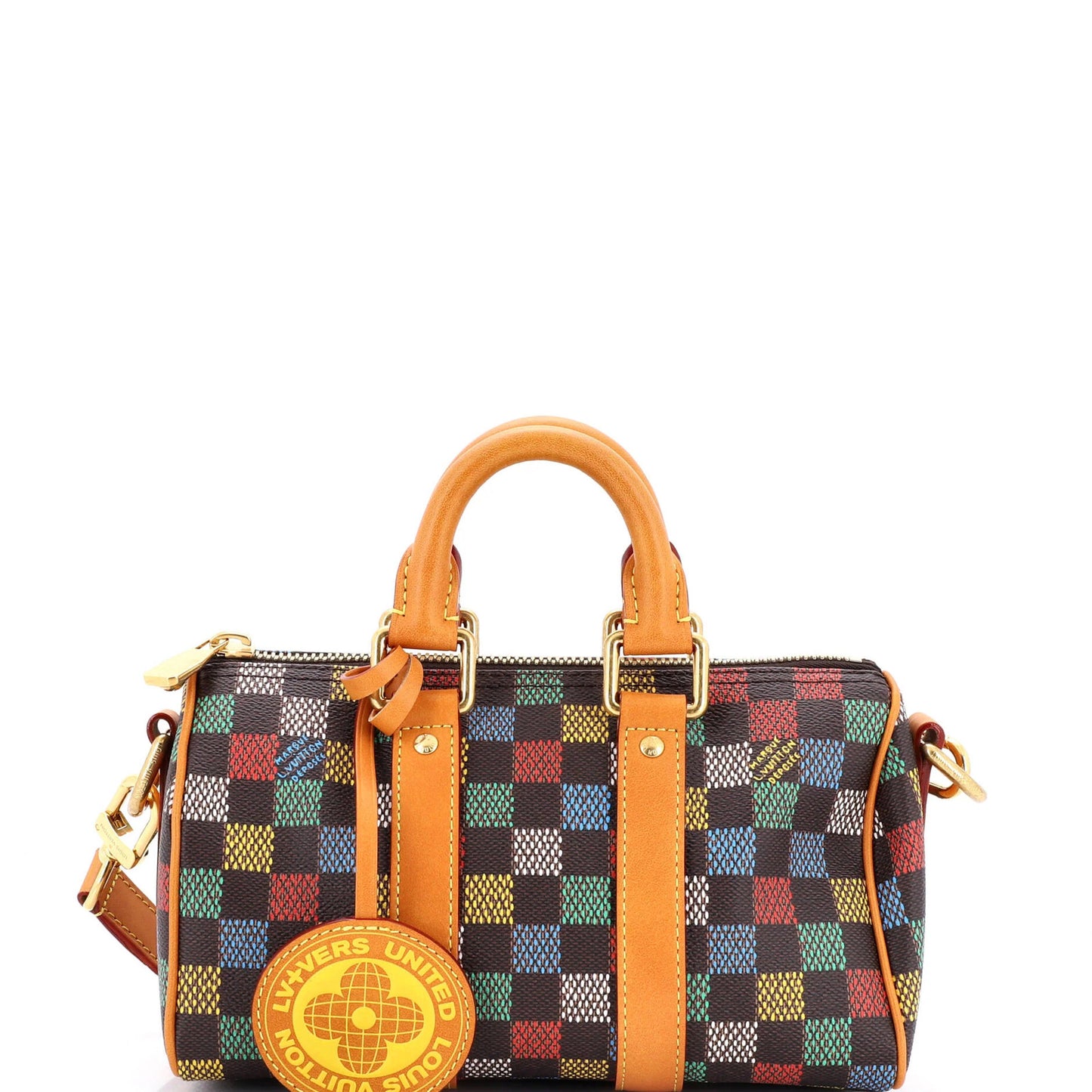 Louis Vuitton Keepall Bandouliere Bag Pharrell Williams Lv Vers Damier Canvas 25