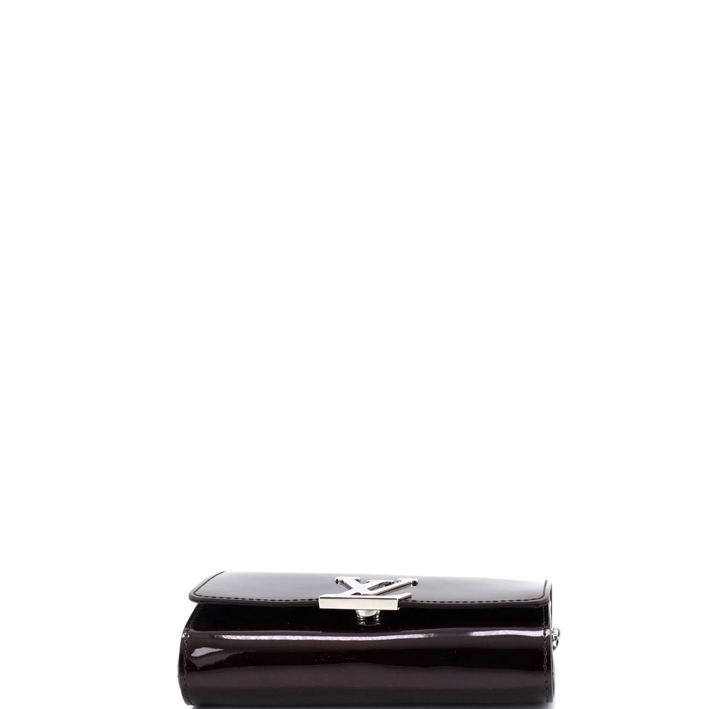Louis Vuitton Chain Louise Clutch Patent Pm