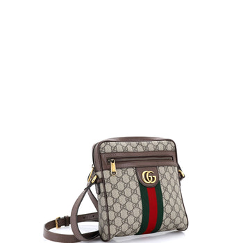 Gucci Ophidia Messenger Bag Gg Coated Canvas Small