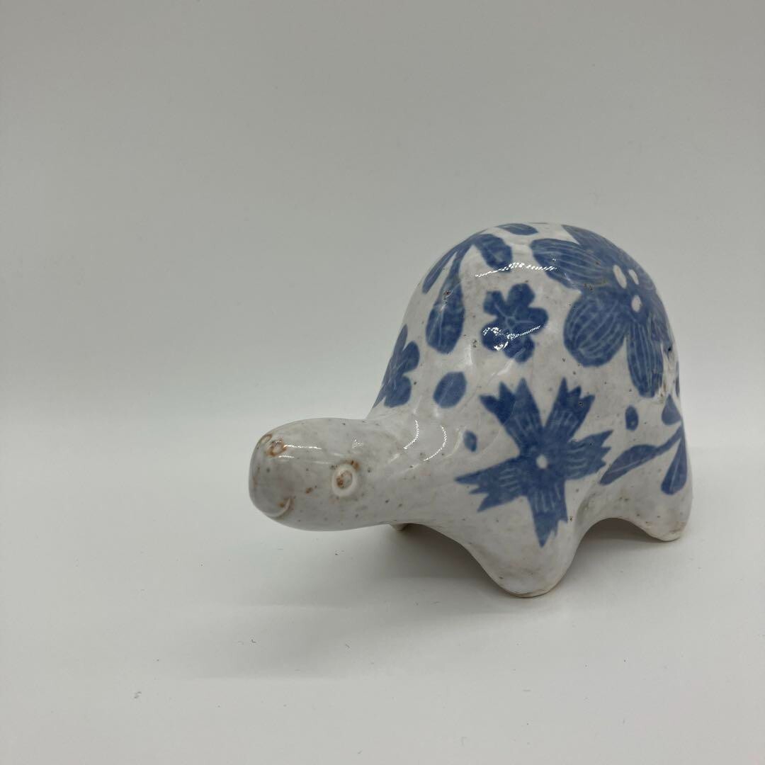 Blue Makoto KagoshimaTurtle Figurine