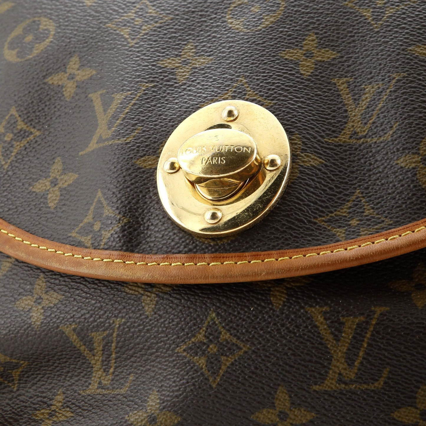 Louis Vuitton Tulum Handbag Monogram Canvas Gm