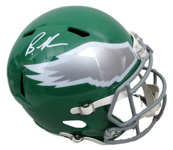 Brandon Graham Signed Kelly-Green Full Size Replica Helmet Eagles Bas 195558