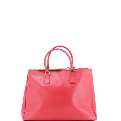 Prada Double Zip Lux Tote Saffiano Leather Large