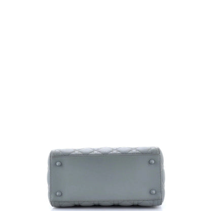 Christian Dior Ultra Matte Lady Dior Bag Cannage Quilt Calfskin Medium