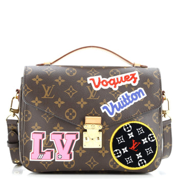 Louis Vuitton Pochette Metis Limited Edition Patches Monogram Canvas