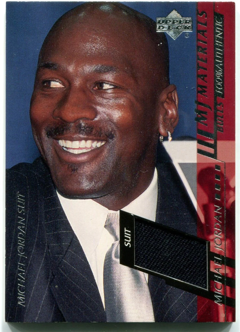 Michael Jordan Upper Deck Mj Materials Suit Card 2000