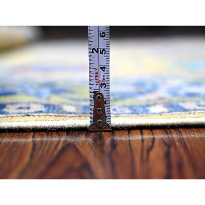 5'X6'9" Old Gold All Natural Wool Fusion Kazak Hand Knotted Oriental Rug