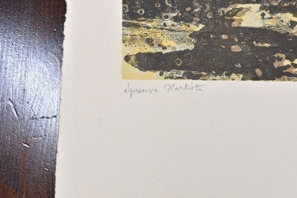 Jean Dubuffet (French) - Fantasmes Original Lithograph 1958 Signed Pencil E.A