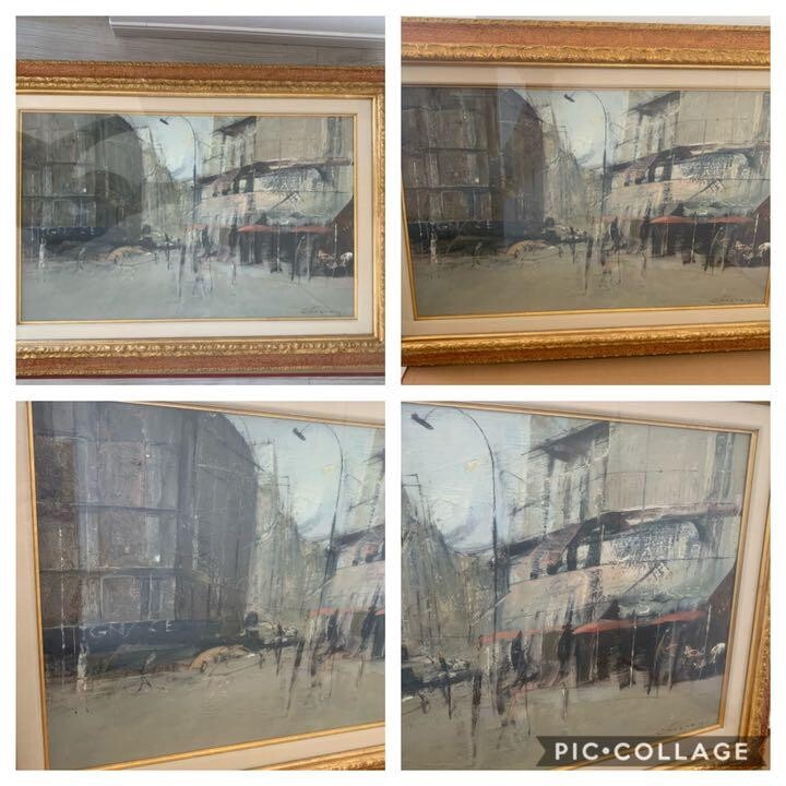 Jean-Claude Chesnay (French) Signed Original Painting Oil On Canvas Framed Paris