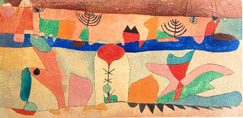 Paul Klee Lithograph Coa Signed And Stamped Numbered 180 Ex Certified
