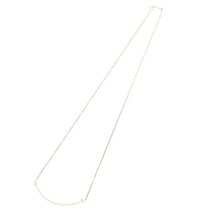 Tiffany & Co. T Smile Diamond Small Necklace 750Wg