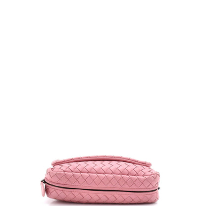 Bottega Veneta Expandable Chain Crossbody Bag Intrecciato Nappa Small