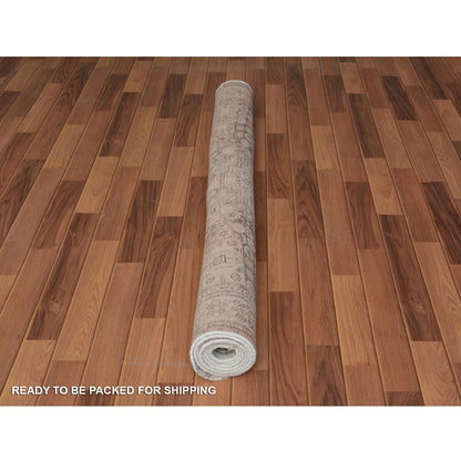 5'6"X8'2" Natural Colors Farsian Qashqairaz Wool Handknotted Oriental Rug