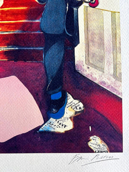 Francis Bacon Lithograph Coa Signed In Pen Numbered In Pencil Rare