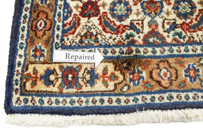 3'4X8'5 Rare Handmade Oriental Runner Rug Allover Design Perfect Home Decor