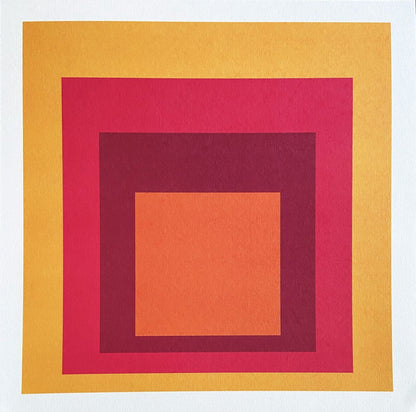 Josef Albers Lithograph Guggenheim Museum