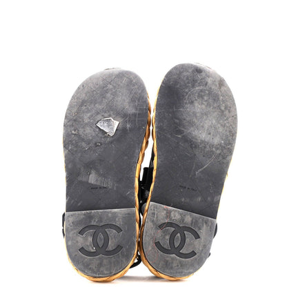 Chanel Women'S Espadrille Dad Sandals Mesh